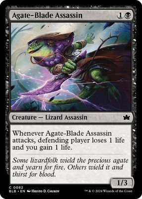Agate-Blade Assassin - Bloomburrow (BLB) Bloomburrow