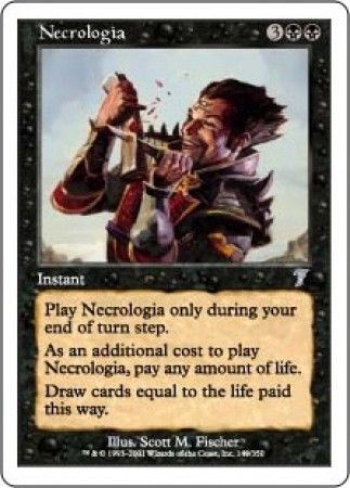 Necrologia MTG 7th Edition Singles