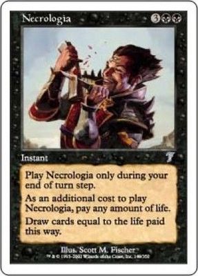 Necrologia MTG 7th Edition Singles