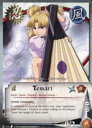 GA Temari - N-114 - Uncommon Naruto: Curse of the Sand