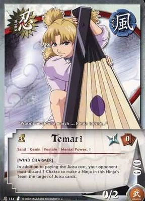 GA Temari - N-114 - Uncommon Naruto: Curse of the Sand