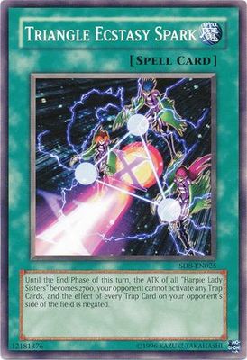Triangle Ecstasy Spark - SD8-EN025 - Common Unlimited Structure Deck: Lord of the Storm [SD8] Unlimited Singles