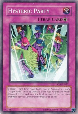 Hysteric Party - SD8-EN027 - Common Unlimited Structure Deck: Lord of the Storm [SD8] Unlimited Singles