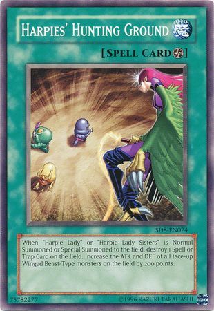 Harpies&#39; Hunting Ground - SD8-EN024 - Common Unlimited Structure Deck: Lord of the Storm [SD8] Unlimited Singles