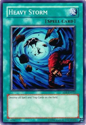 Heavy Storm - SD8-EN022 - Common Unlimited Structure Deck: Lord of the Storm [SD8] Unlimited Singles