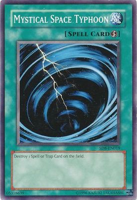 Mystical Space Typhoon - SD8-EN019 - Common Unlimited Structure Deck: Lord of the Storm [SD8] Unlimited Singles