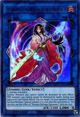 Shiranui Skillsaga Supremacy - SAST-EN054 - Ultra Rare 1st Edition Savage Strike 1st Edition Singles