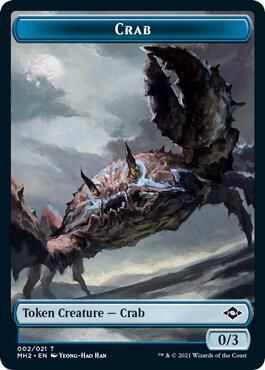 Squirrel // Crab Double-sided Token - Modern Horizons 2 (MH2) Modern Horizons 2-Foil