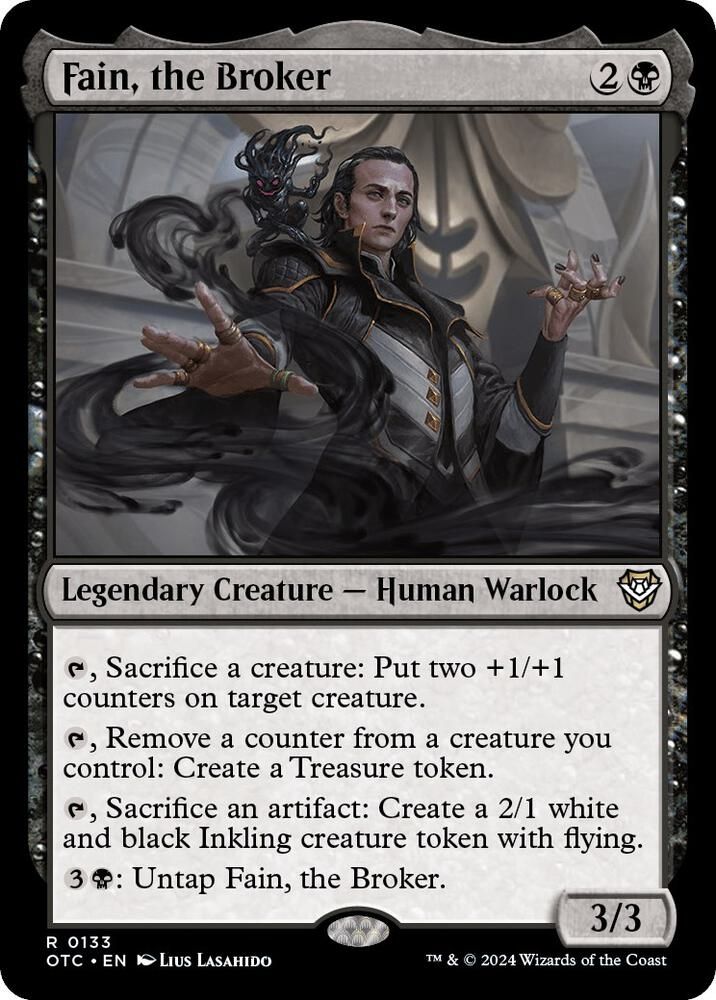 GA Fain, the Broker - Commander: Outlaws of Thunder Junction (OTC) Commander: Outlaws of Thunder Junction