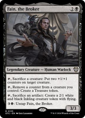 GA Fain, the Broker - Commander: Outlaws of Thunder Junction (OTC) Commander: Outlaws of Thunder Junction