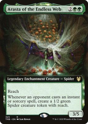SJ Arasta of the Endless Web (Extended Art) - Theros Beyond Death (THB) Theros Beyond Death