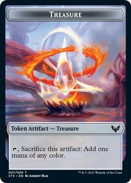 Treasure Token 007/009 - Strixhaven: School of Mages Strixhaven: School of Mages Singles