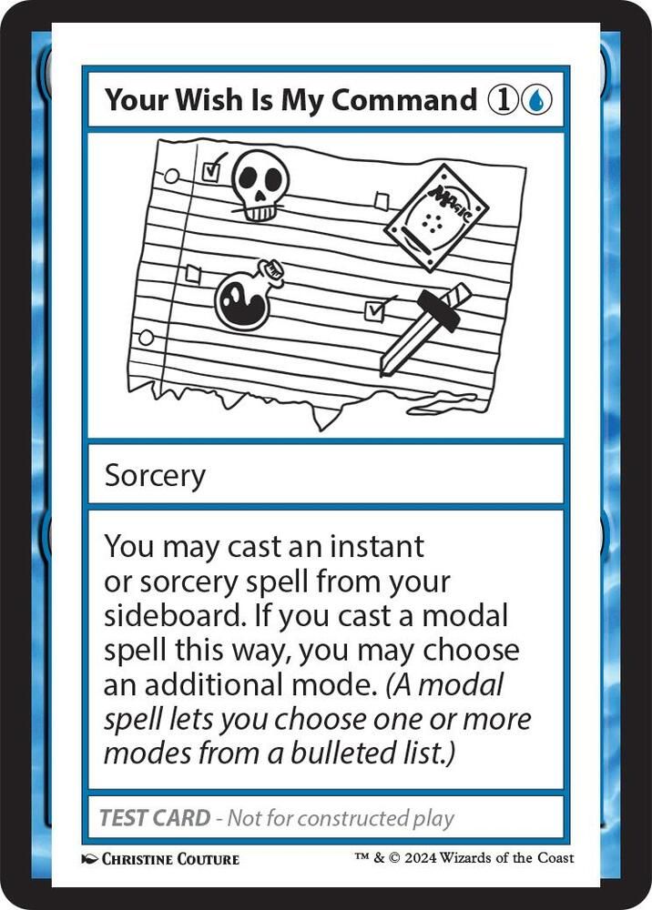 Your Wish Is My Command - Mystery Booster 2 Playtest Cards (MB2PC) Mystery Booster 2 Playtest Cards