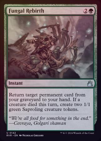 Fungal Rebirth 0142 - Foil Ravnica Remastered Foil Singles