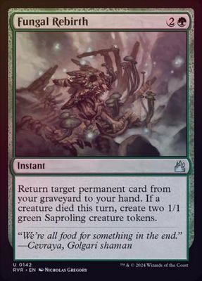 Fungal Rebirth 0142 - Foil Ravnica Remastered Foil Singles