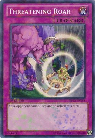 Threatening Roar - BP02-EN184 - Mosaic Rare 1st Edition Battle Pack 2: War of the Giants Mosaic Rare 1st Edition Singles