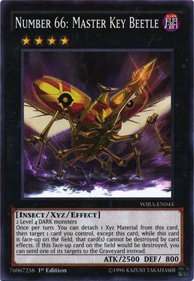 Number 66: Master Key Beetle - WIRA-EN045 - Common 1st Edition Wing Raiders 1st Edition Singles (español)