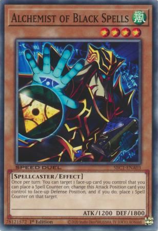 Alchemist of Black Spells - SBC1-ENA03 - Common 1st Edition Speed Duel: Streets of Battle City Singles
