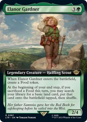 SJ Elanor Gardner (Extended Art) - Universes Beyond: The Lord of the Rings: Tales of Middle-earth (LTR) Universes Beyond: The Lord of the Rings: Tales of Middle-earth