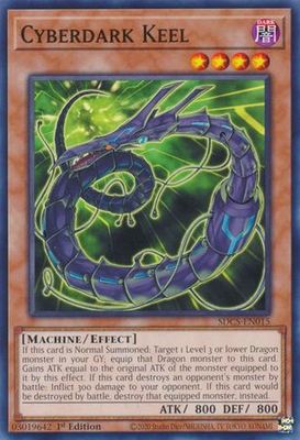 Cyberdark Keel - SDCS-EN015 - Common 1st Edition Structure Deck: Cyber Strike 1st Edition Singles
