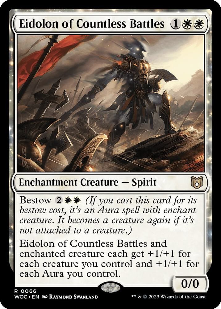GA Eidolon of Countless Battles - Commander: Wilds of Eldraine (WOC) Commander: Wilds of Eldraine