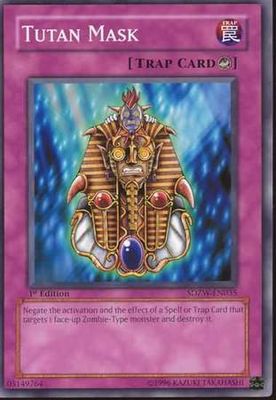 Tutan Mask - SDZW-EN035 - Common 1st Edition Structure Deck: Zombie World 1st Edition Singles