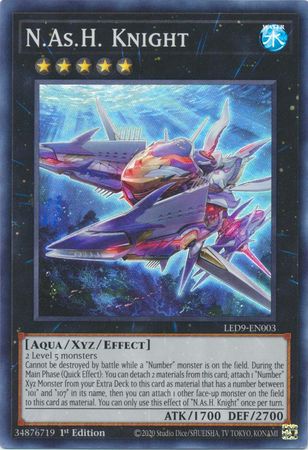 N.As.H. Knight - LED9-EN003 - Super Rare 1st Edition Legendary Duelists: Duels from the Deep 1st Edition Singles (español)