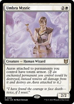 GA Umbra Mystic - Commander: Wilds of Eldraine (WOC) Commander: Wilds of Eldraine