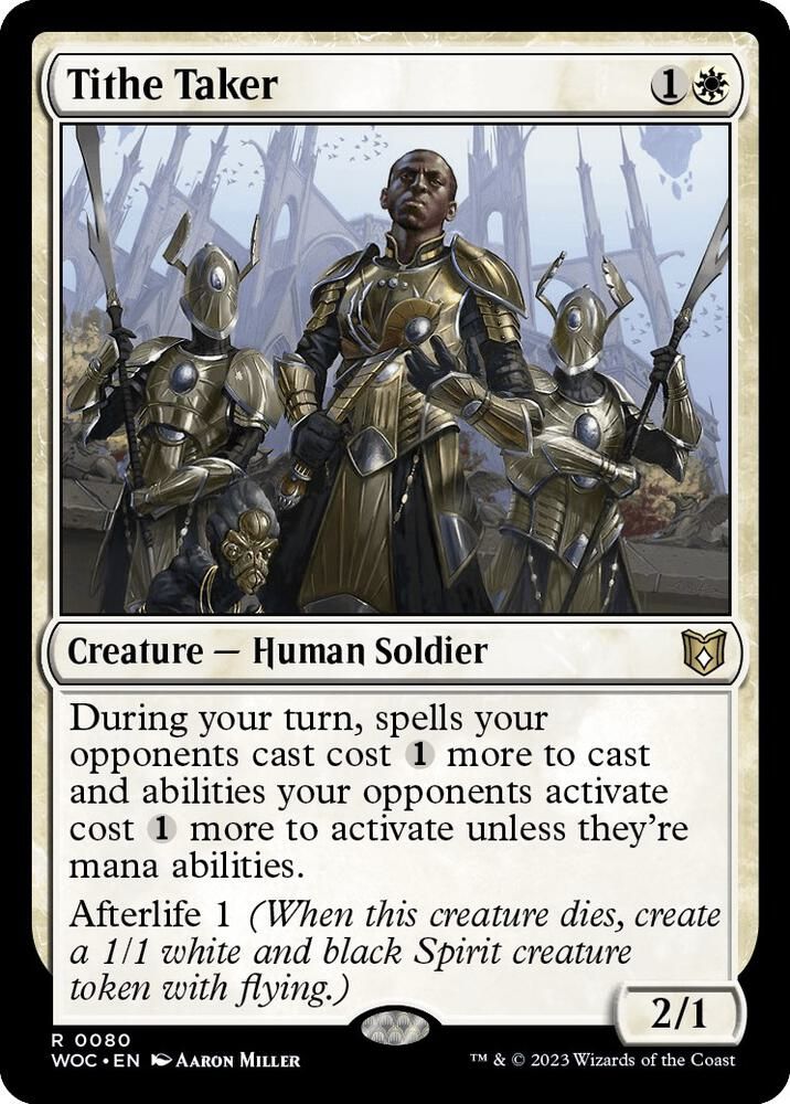 GA Tithe Taker - Commander: Wilds of Eldraine (WOC) Commander: Wilds of Eldraine