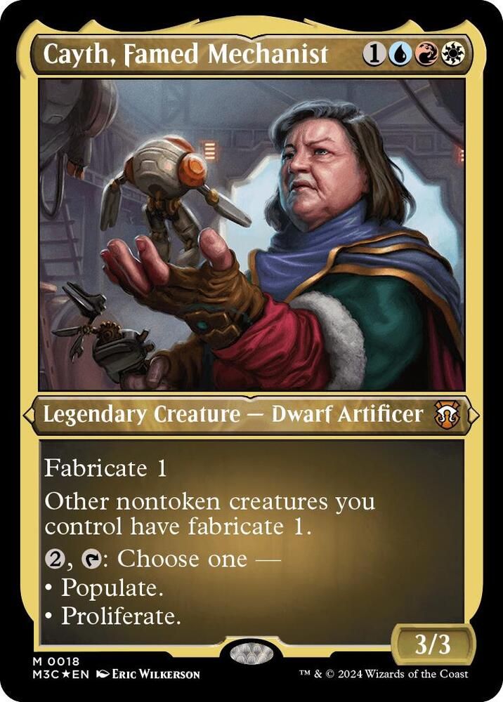 Cayth, Famed Mechanist (Foil Etched) - Commander: Modern Horizons 3 (M3C) Commander: Modern Horizons 3