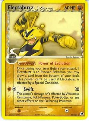Electabuzz (Delta Species) - 29/101 - Uncommon Ex Dragon Frontiers Singles