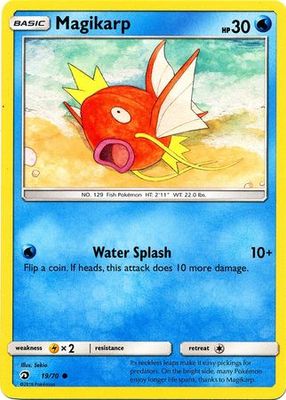 Magikarp - 19/70 - Common Sun &amp; Moon: Dragon Majesty Singles