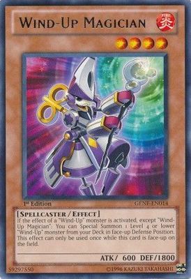 Wind-Up Magician - GENF-EN014 - Rare 1st Edition Generation Force 1st Edition Singles