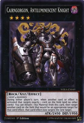 Cairngorgon, Antiluminescent Knight - WIRA-EN049 - Common 1st Edition Wing Raiders 1st Edition Singles