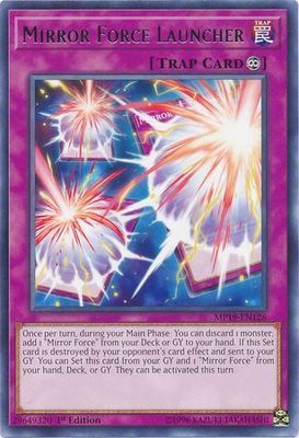 Mirror Force Launcher - MP19-EN126 - Rare 1st Edition Yu-Gi-Oh! 2019 Mega-Tins: Gold Sarcophagus Tin Mega Pack Singles (español)