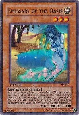 Emissary of the Oasis - AST-083 - Common 1st Edition Ancient Sanctuary [AST] 1st Edition Singles