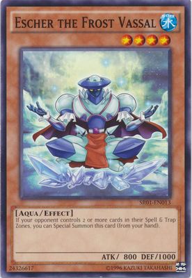 Escher the Frost Vassal - SR01-EN013 - Common Unlimited Structure Deck: Emperor of Darkness Unlimited Singles (español)
