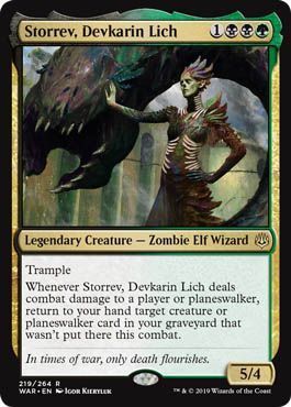 Storrev, Devkarin Lich 219/264 War of the Spark Singles  (Japones)