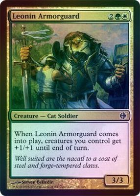 Leonin Armorguard - Foil Alara Reborn Foil Singles