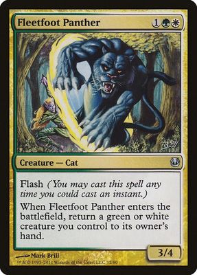 Fleetfoot Panther - Duel Decks: Ajani vs. Nicol Bolas (DDH) Duel Decks: Ajani vs. Nicol Bolas
