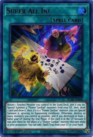 Super All In! - BLAR-EN030 - Ultra Rare 1st Edition Battles of Legend: Armageddon 1st Edition Singles
