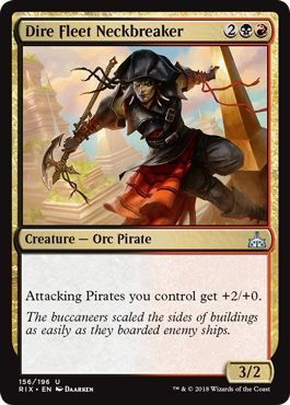 Dire Fleet Neckbreaker 156/196 Rivals of Ixalan Singles