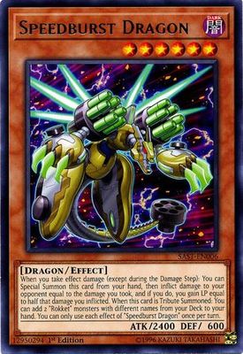 Speedburst Dragon - SAST-EN006 - Rare 1st Edition Savage Strike 1st Edition Singles (espanol)