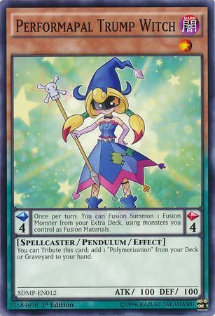 Performapal Trump Witch - SDMP-EN012 - Common 1st Edition Structure Deck: Master of Pendulum Singles