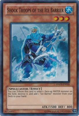 Shock Troops of the Ice Barrier - HA03-EN018 - Super Rare Unlimited Hidden Arsenal 3 [HA03] Unlimited Singles