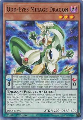 Odd-Eyes Mirage Dragon - DLCS-EN097 - Common 1st Edition Dragons of Legend The Complete Series 1st Edition Singles
