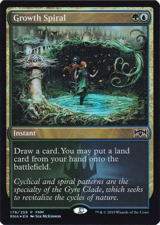 Growth Spiral 178/259 - FNM Foil Promo Magic: The Gathering Promo Cards (Español)