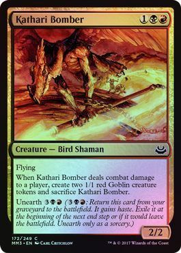 Kathari Bomber 172/249 - Foil Modern Masters 2017 Foil Singles