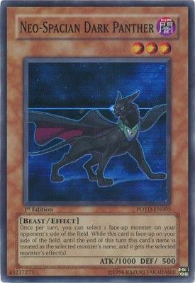 Neo-Spacian Dark Panther - POTD-EN005 - Super Rare 1st Edition Power of the Duelist [POTD] 1st Edition Singles