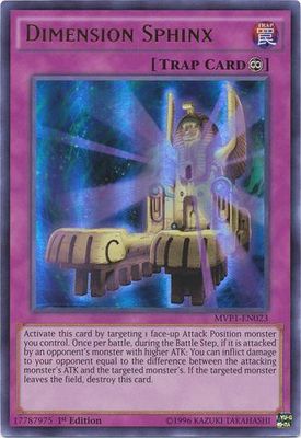 Dimension Sphinx - MVP1-EN023 - Ultra Rare 1st Edition The Dark Side of Dimensions 1st Edition Singles